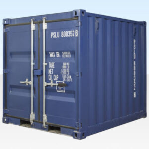 Buy 8Ft Shipping Container One Trip Blue Ral 5013