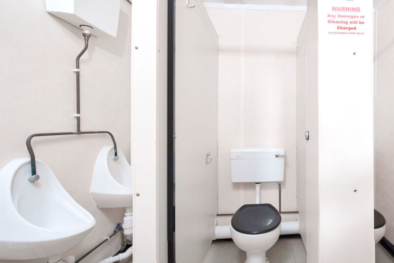 2+1 Steel Toilet Cabin 12Ft X 9Ft